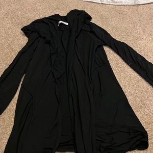 Black cardigan